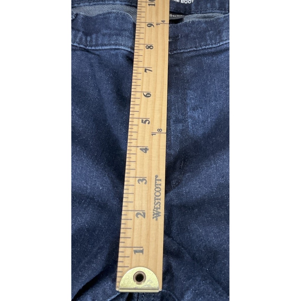 DKNY Women's Size 4:City Ultra Slim Boot Cut Jeans Dark Wash Stretch‎ 5 Pocket - Picture 9 of 12